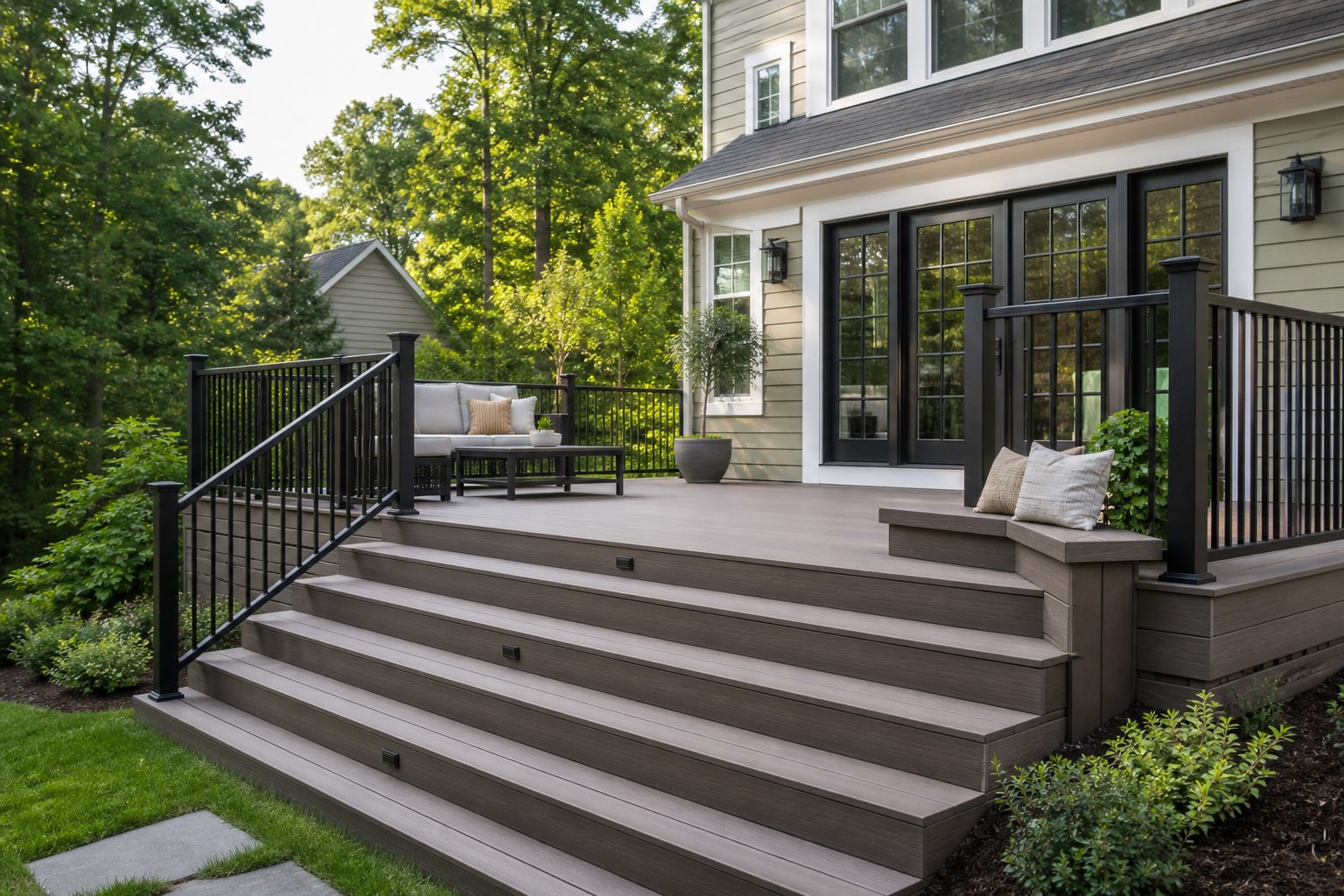 Outdoor remodeling project by Premium Remodel